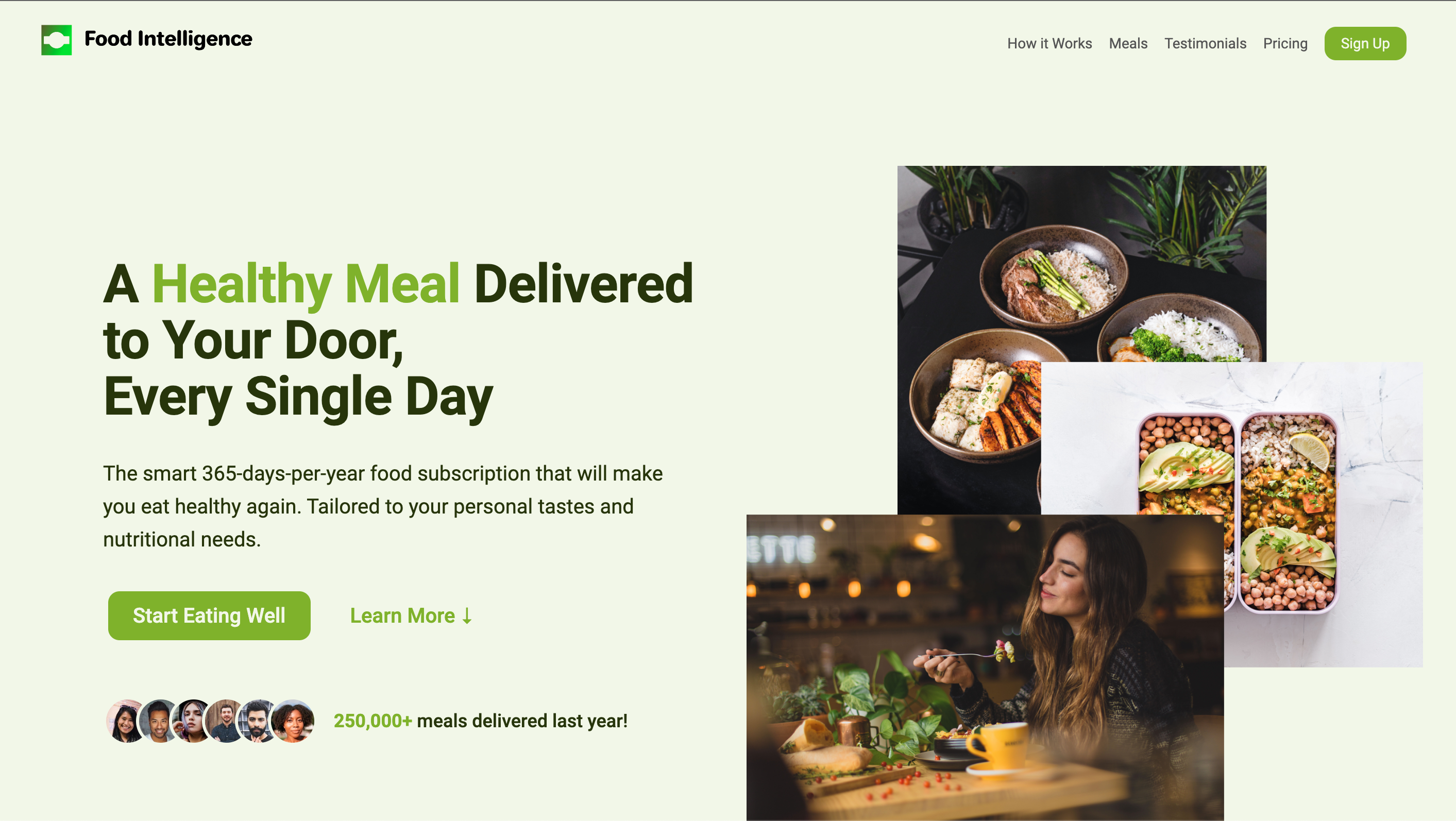 Screenshot of Food Intelligence